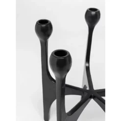 KARE Design Kerzenständer & Laternen-Kerzenständer Stacky Schwarz 31Cm