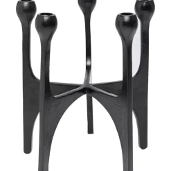 KARE Design Kerzenständer & Laternen-Kerzenständer Stacky Schwarz 31Cm