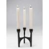 KARE Design Kerzenständer & Laternen-Kerzenständer Stacky Schwarz 15Cm