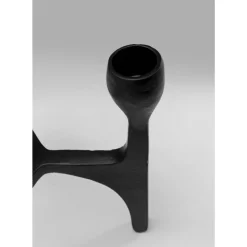 KARE Design Kerzenständer & Laternen-Kerzenständer Stacky Schwarz 15Cm