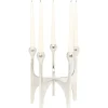 KARE Design Kerzenständer & Laternen-Kerzenständer Stacky Silber 31Cm