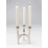 KARE Design Kerzenständer & Laternen-Kerzenständer Stacky Silber 15Cm