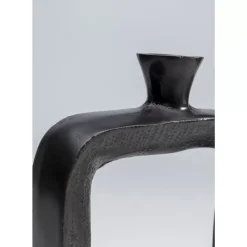 KARE Design Kerzenständer & Laternen-Kerzenständer Tanu Schwarz 30Cm