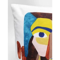 KARE Design Kissen-Kissen Artistic Face 45X45Cm