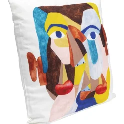 KARE Design Kissen-Kissen Artistic Face 45X45Cm