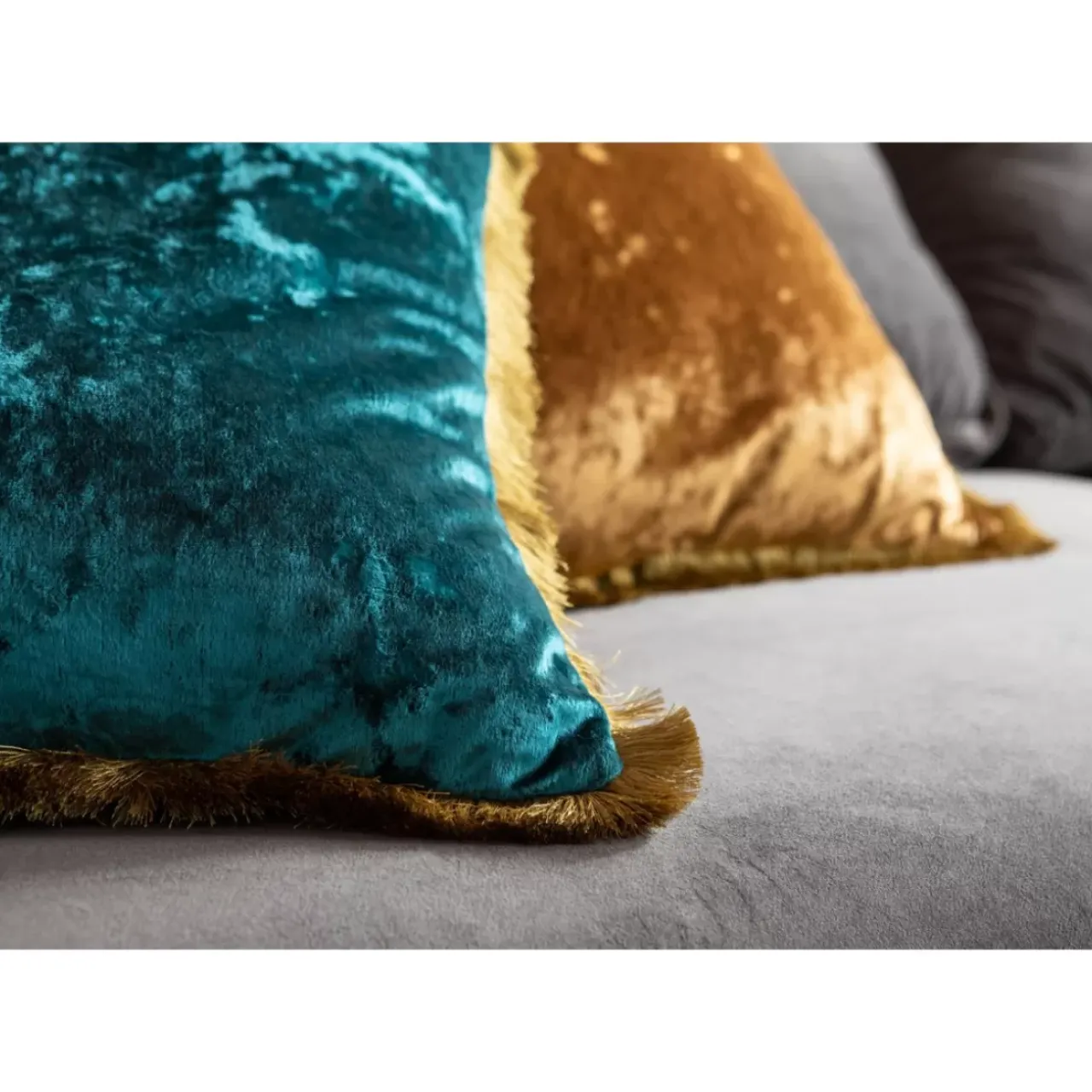 KARE Design Kissen-Kissen Cannes Petrol 45X45Cm