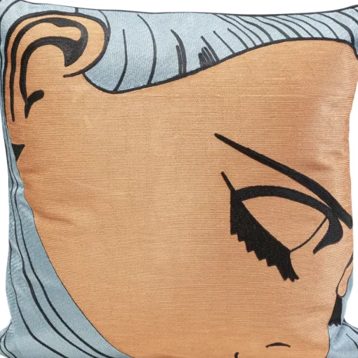 KARE Design Kissen-Kissen Comic Face 50X50Cm