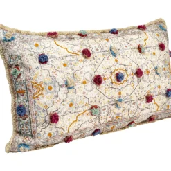 KARE Design Kissen-Kissen Desna Patchwork Creme Multi 60X35Cm