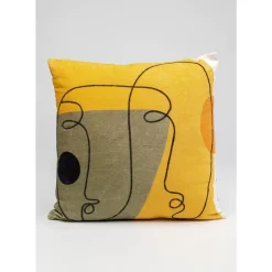 KARE Design Kissen-Kissen Face Art 50X50Cm