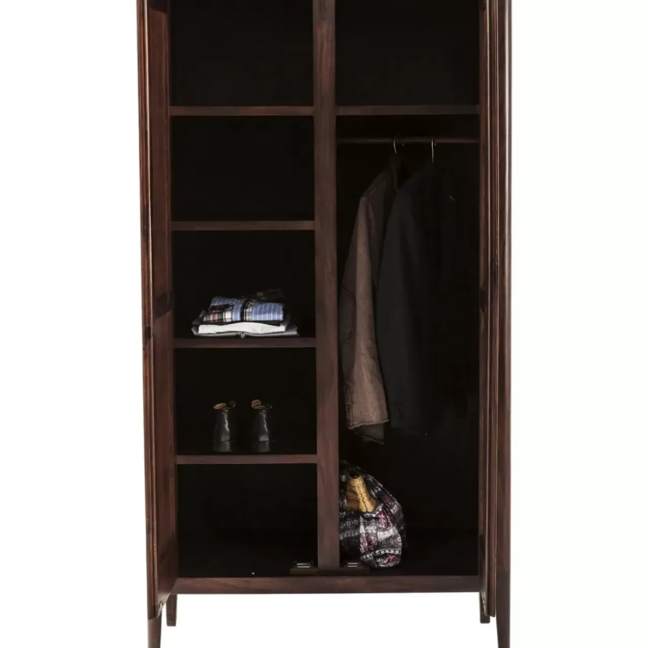 KARE Design Regale-Kleiderschrank Brooklyn Walnut