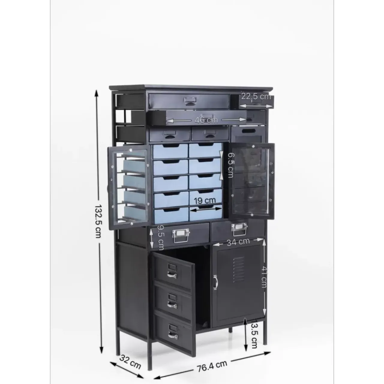 KARE Design Kommoden & Sideboards-Kommode Art Factory Schwarz