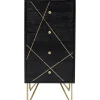 KARE Design Kommoden & Sideboards-Kommode Gold Vein 4 Schube 40X88Cm