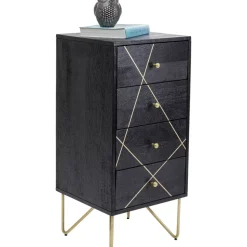 KARE Design Kommoden & Sideboards-Kommode Gold Vein 4 Schube 40X88Cm