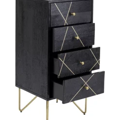 KARE Design Kommoden & Sideboards-Kommode Gold Vein 4 Schube 40X88Cm