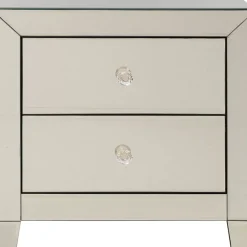 KARE Design Kommoden & Sideboards-Kommode Klein Luxury Champagne 2 Schube