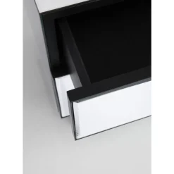 KARE Design Kommoden & Sideboards-Kommode Klein Soran Schwarz 49X50Cm
