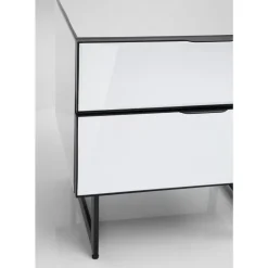 KARE Design Kommoden & Sideboards-Kommode Klein Soran Schwarz 49X50Cm