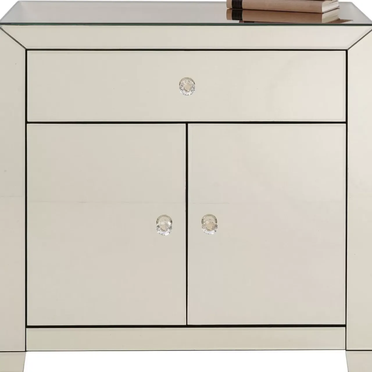 KARE Design Kommoden & Sideboards-Kommode Luxury Champagne 2-Turig 1 Schub