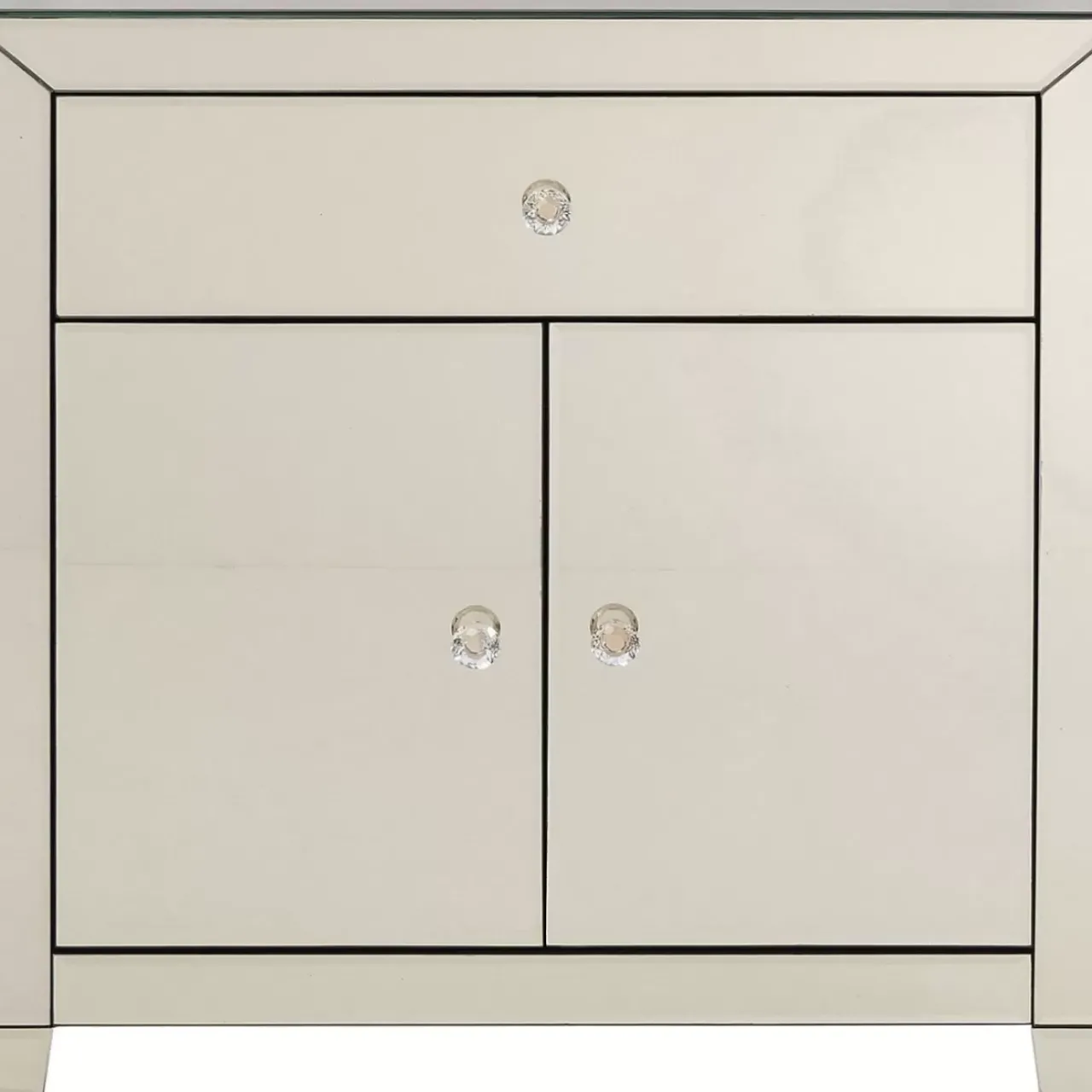 KARE Design Kommoden & Sideboards-Kommode Luxury Champagne 2-Turig 1 Schub