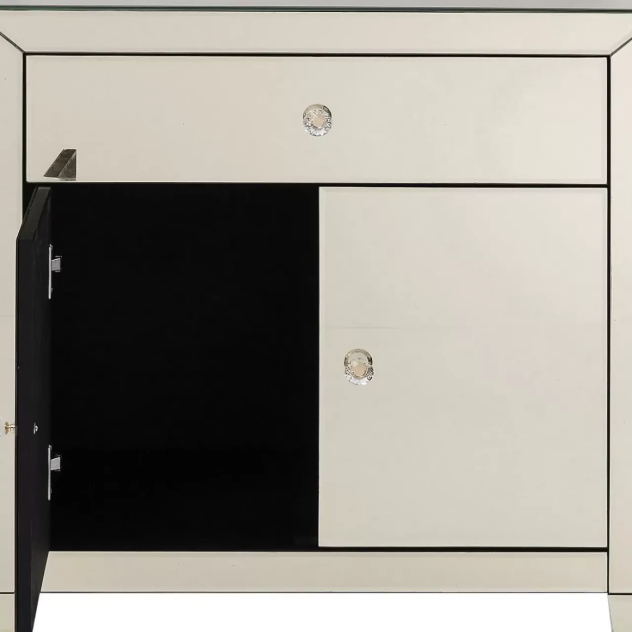 KARE Design Kommoden & Sideboards-Kommode Luxury Champagne 2-Turig 1 Schub