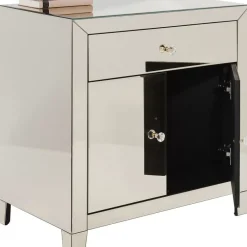 KARE Design Kommoden & Sideboards-Kommode Luxury Champagne 2-Turig 1 Schub