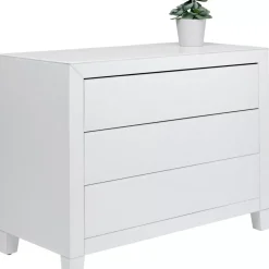 KARE Design Kommoden & Sideboards-Kommode Luxury Push 3 Schube Weiss