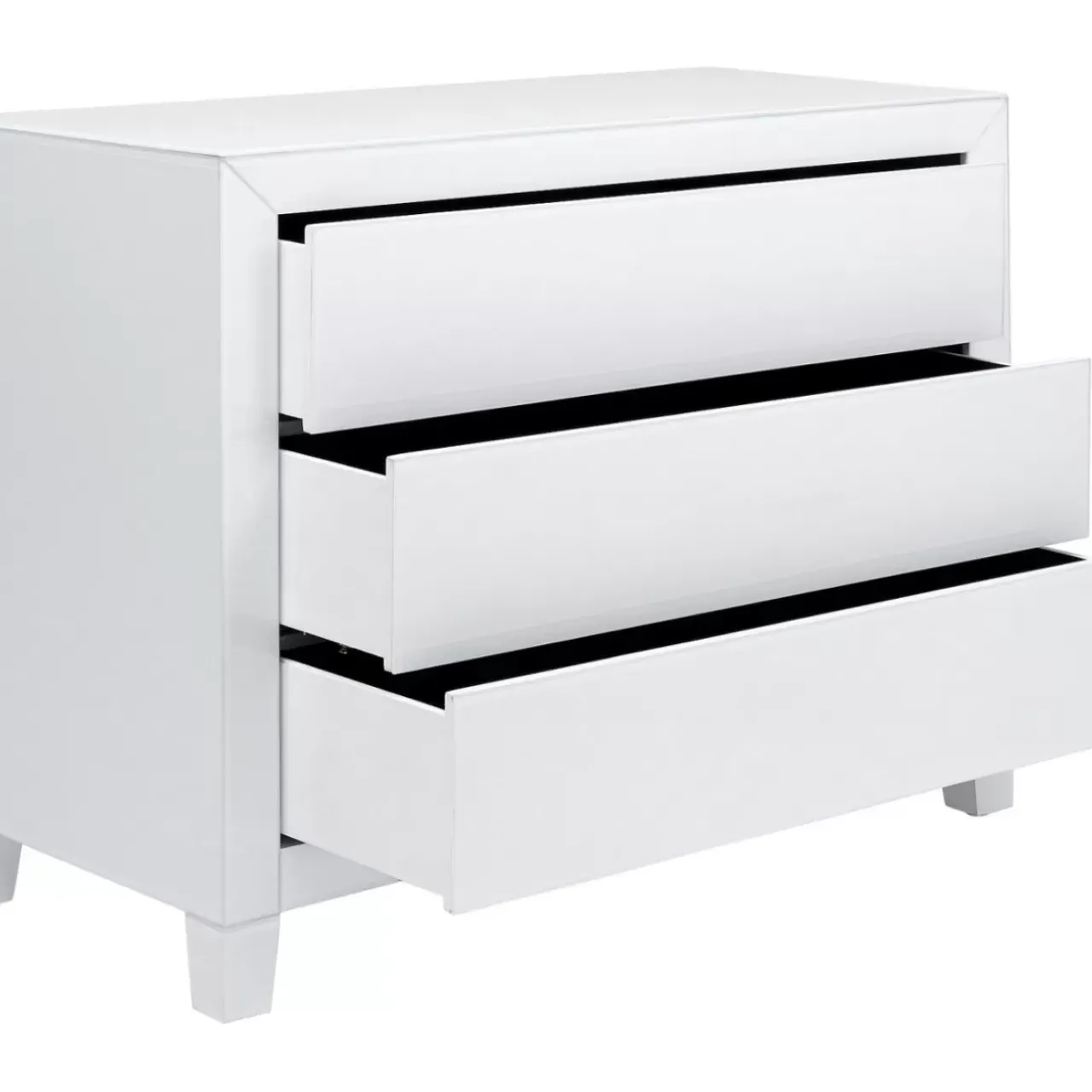 KARE Design Kommoden & Sideboards-Kommode Luxury Push 3 Schube Weiss