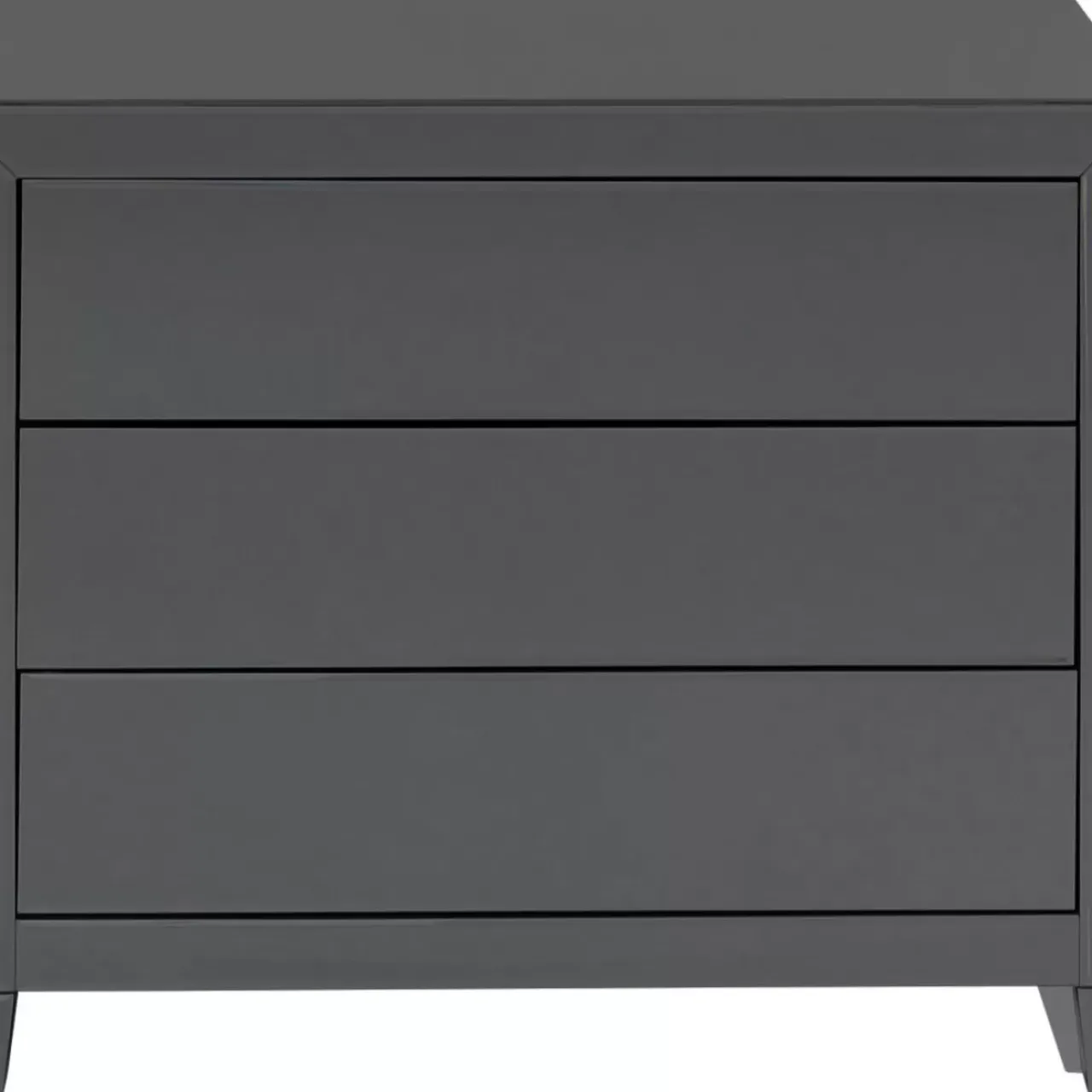 KARE Design Kommoden & Sideboards-Kommode Luxury Push 3 Schube Grau