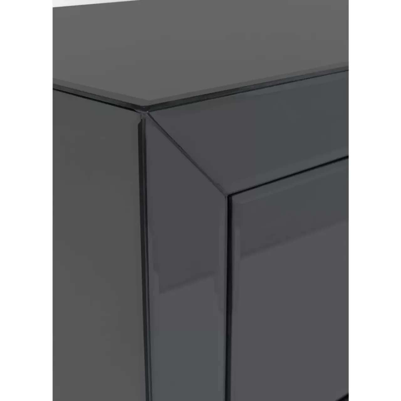 KARE Design Kommoden & Sideboards-Kommode Luxury Push 3 Schube Grau