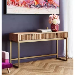 KARE Design Kommoden & Sideboards-Konsole Concertina Natur 136X40Cm