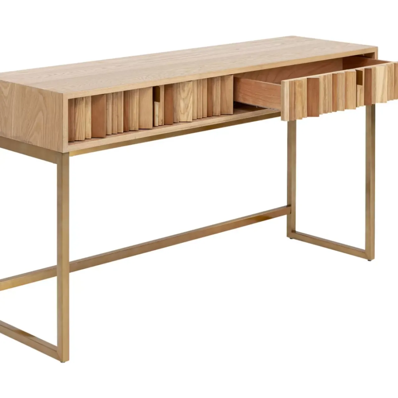 KARE Design Kommoden & Sideboards-Konsole Concertina Natur 136X40Cm