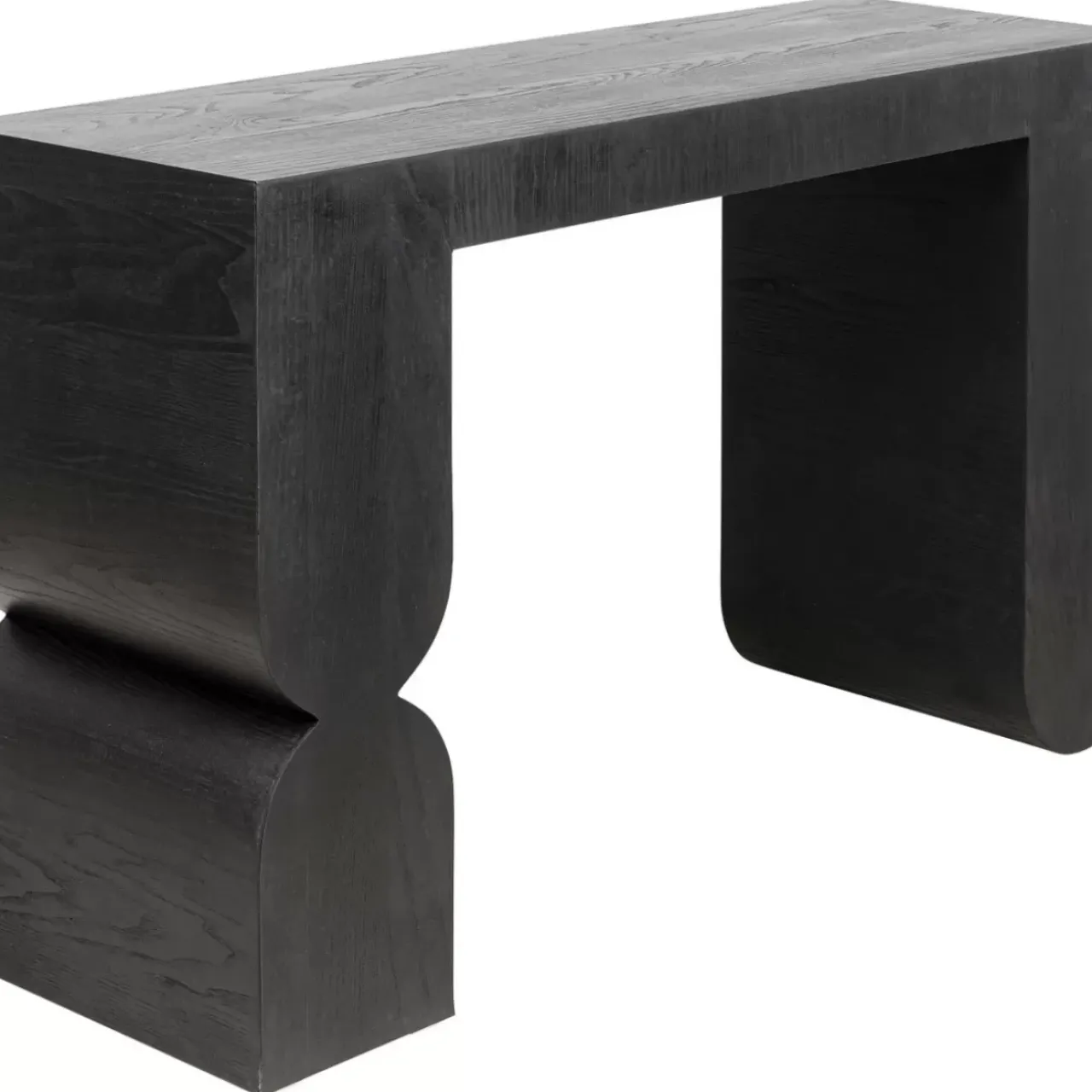 KARE Design Kommoden & Sideboards-Konsole Curve Schwarz 120X76Cm
