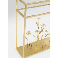 KARE Design Kommoden & Sideboards-Konsole Flower Meadow Gold 100