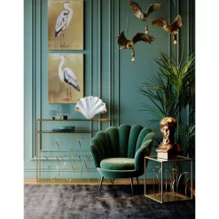 KARE Design Kommoden & Sideboards-Konsole Flower Meadow Gold 100