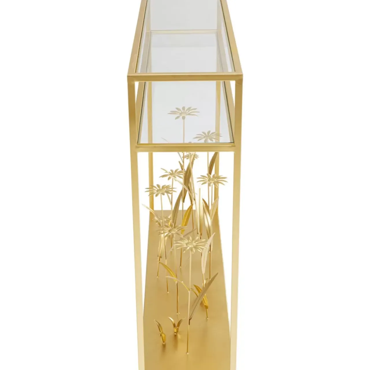 KARE Design Kommoden & Sideboards-Konsole Flower Meadow Gold 100