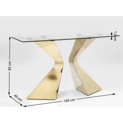 KARE Design Kommoden & Sideboards-Konsole Gloria Chrome