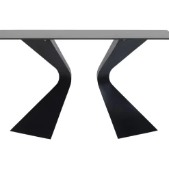 KARE Design Kommoden & Sideboards-Konsole Gloria Schwarz Keramik 140X81Cm