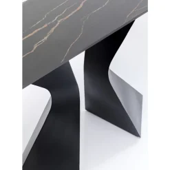 KARE Design Kommoden & Sideboards-Konsole Gloria Schwarz Keramik 140X81Cm