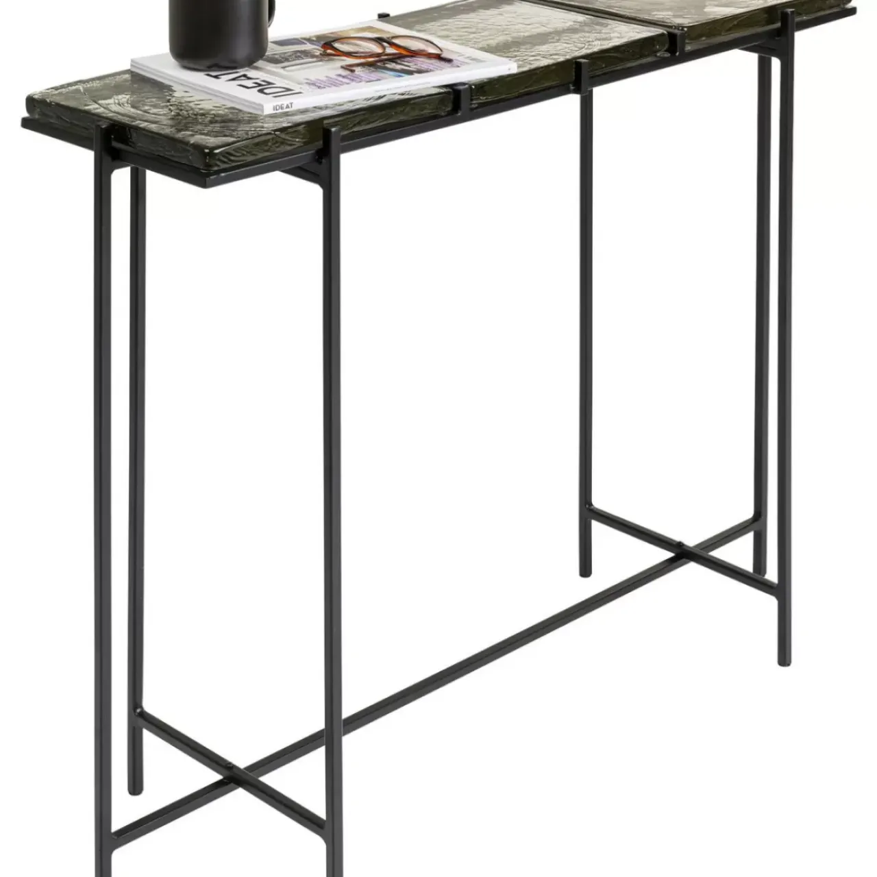 KARE Design Kommoden & Sideboards-Konsole Ice Schwarz 98X80Cm