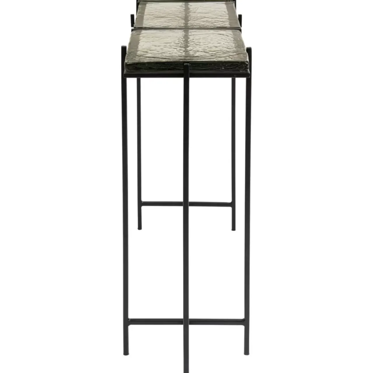 KARE Design Kommoden & Sideboards-Konsole Ice Schwarz 98X80Cm