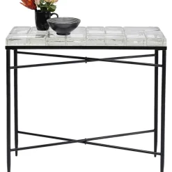 KARE Design Kommoden & Sideboards-Konsole Iceline Schwarz 82X76Cm