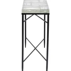 KARE Design Kommoden & Sideboards-Konsole Iceline Schwarz 82X76Cm