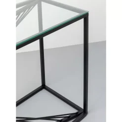 KARE Design Kommoden & Sideboards-Konsole Laser Schwarz Klarglas 120X40Cm