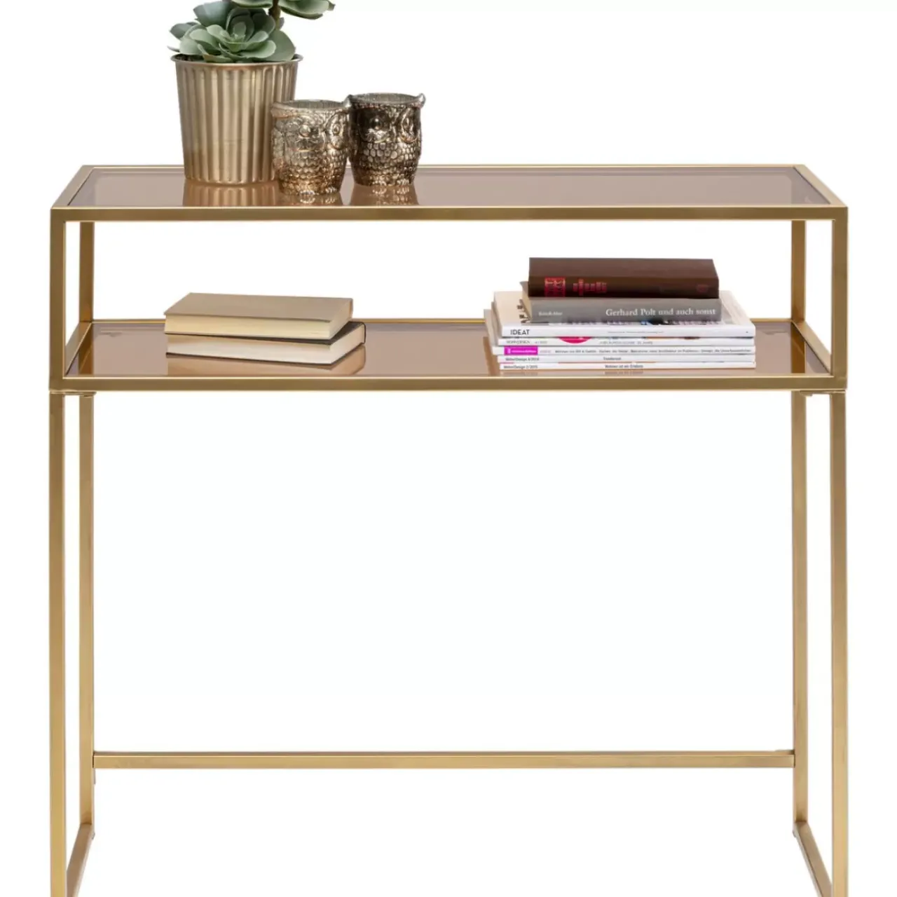 KARE Design Kommoden & Sideboards-Konsole Loft Gold 85X80Cm