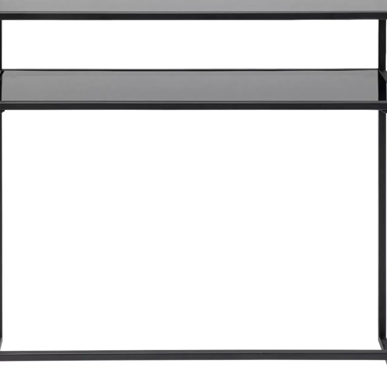 KARE Design Kommoden & Sideboards-Konsole Loft Schwarz 80X85