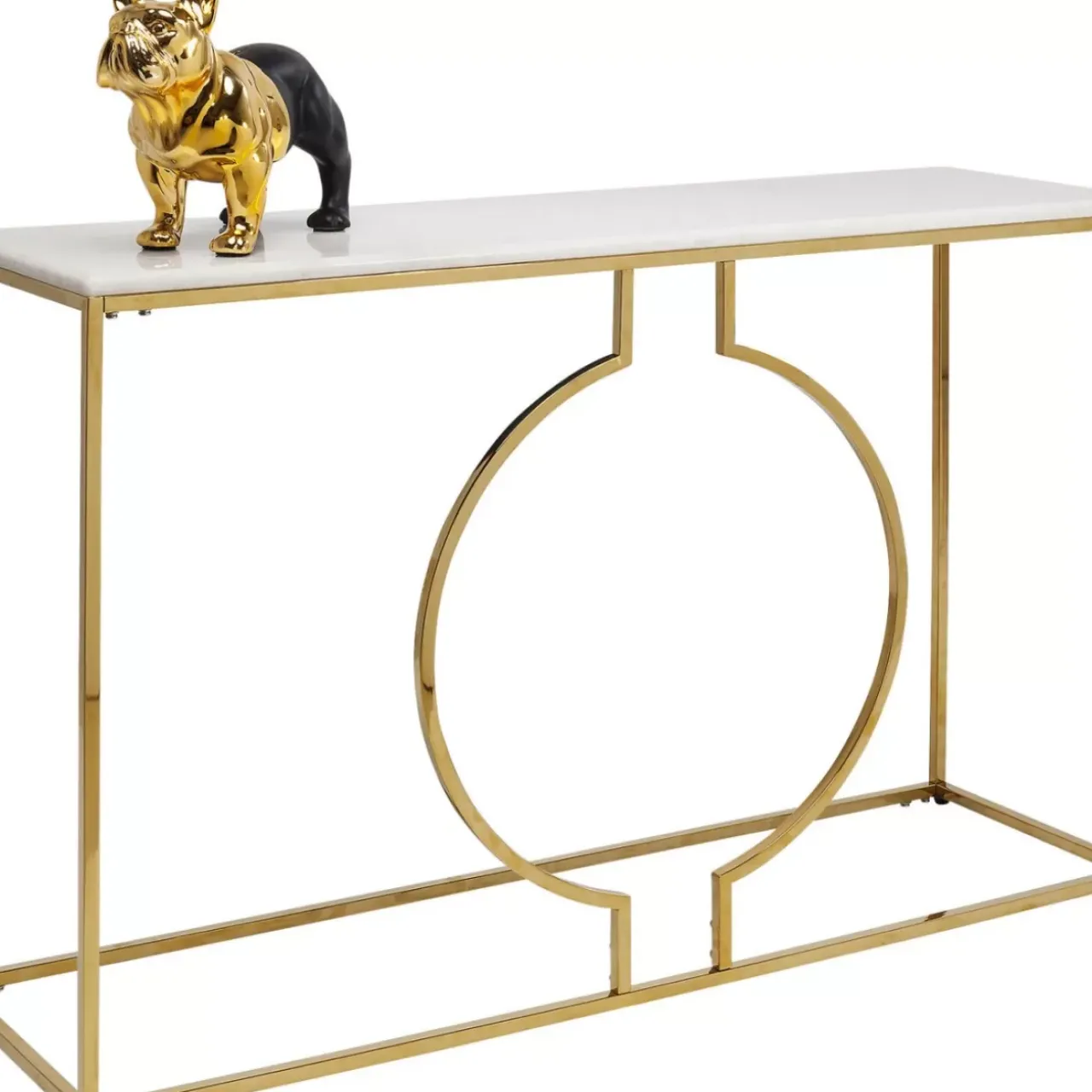 KARE Design Kommoden & Sideboards-Konsole Miami Loft Gold 120Cm