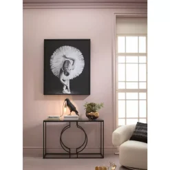 KARE Design Kommoden & Sideboards-Konsole Miami Loft Schwarz 120X75Cm