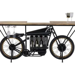 KARE Design Kommoden & Sideboards-Konsole Motorbike Schwarz
