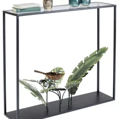 KARE Design Kommoden & Sideboards-Konsole Palms Schwarz 100X86Cm