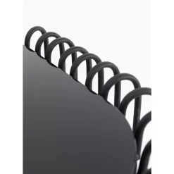 KARE Design Kommoden & Sideboards-Konsole Wire Glas Schwarz 142X89Cm